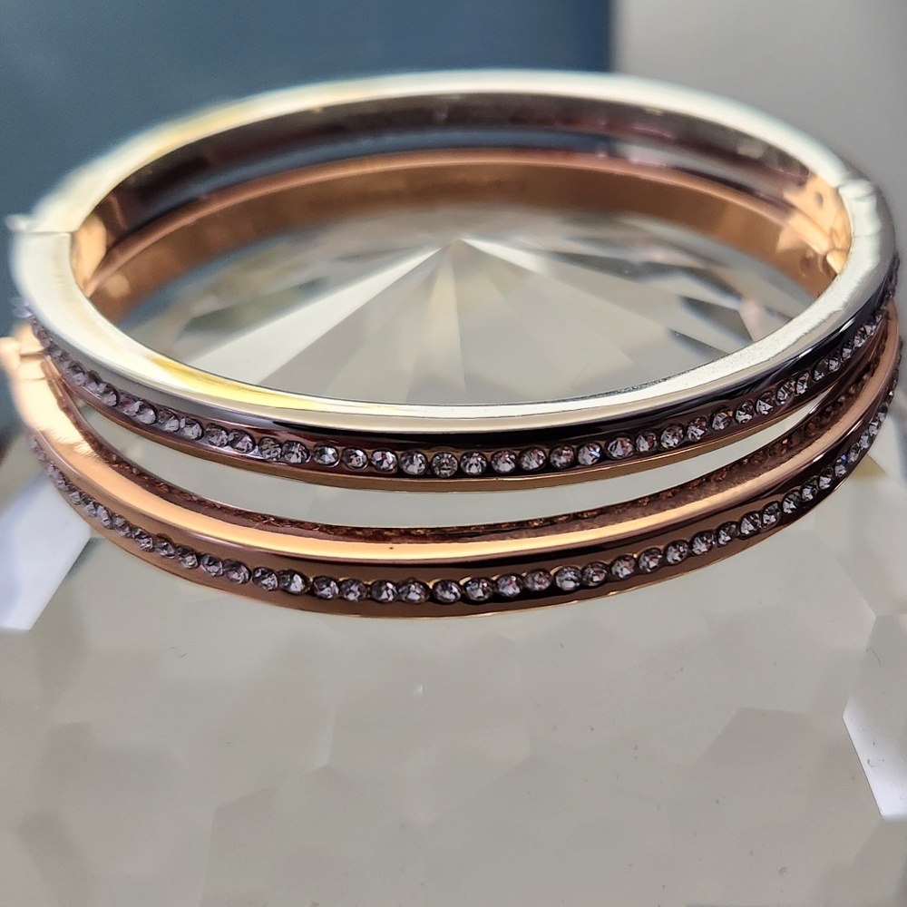 Kate Spade - Set of 2 Crystal Bangles